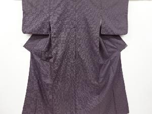 枡に十字絣織り出し着物